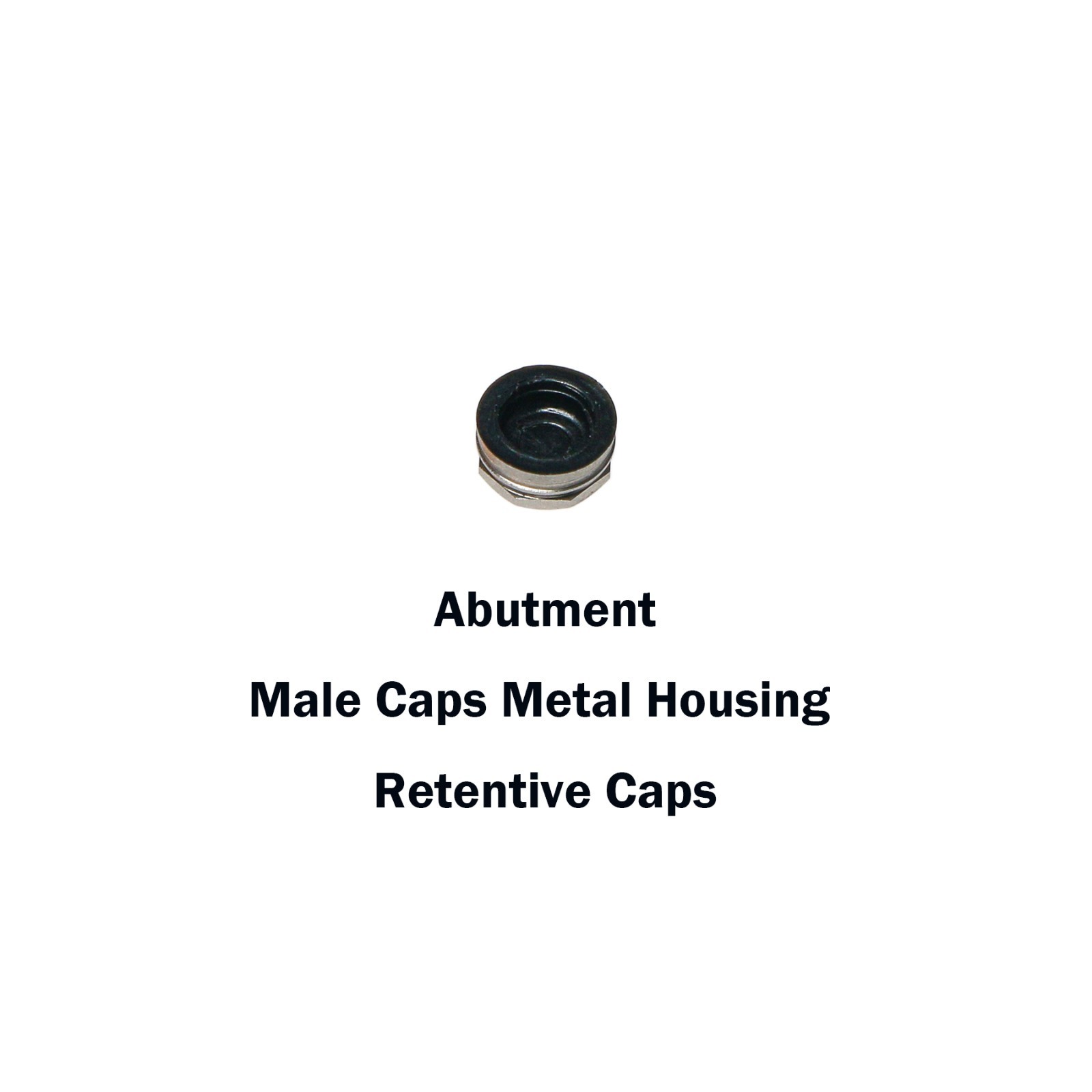US Dental Overdenture Locator Abutment Retention Cap Male caps Inserts 5Pcs/set
