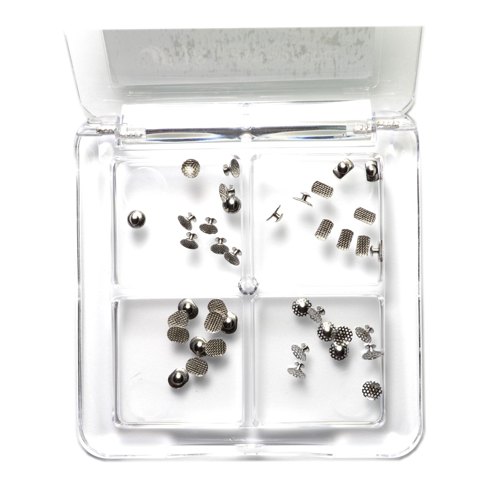J&J Ortho™ Bondable Orthodontic Lingual Button Sorted Kit with Lid Box 40/pk