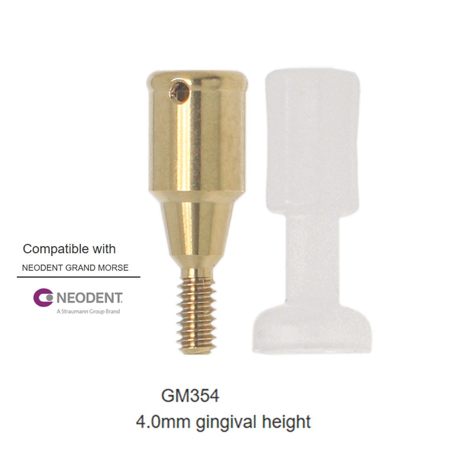Dental Locator TiBase Abutment 1-6.0mm GH Compatible with Neodent GM Platform