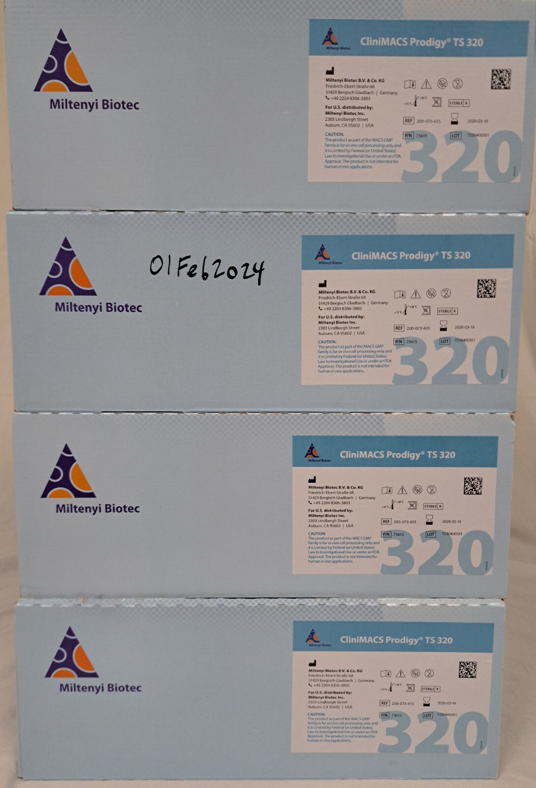 Miltenyi Biotec CliniMACS Prodigy Tubing Set 320 REF 200-073-615 EXP 2026-03-19