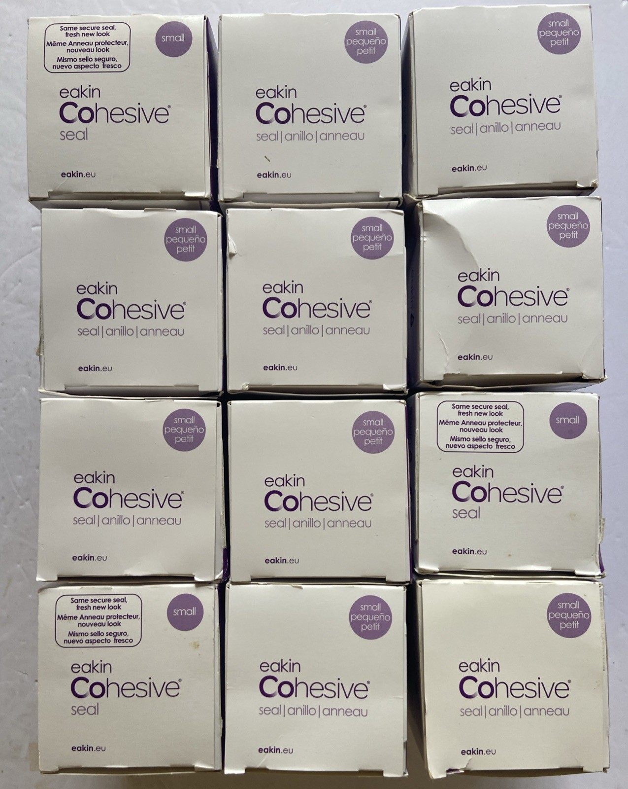 12 BOXES OF EAKIN CONVATEC Cohesive Seals 839002 10 Sealed 2 Open See Pictures