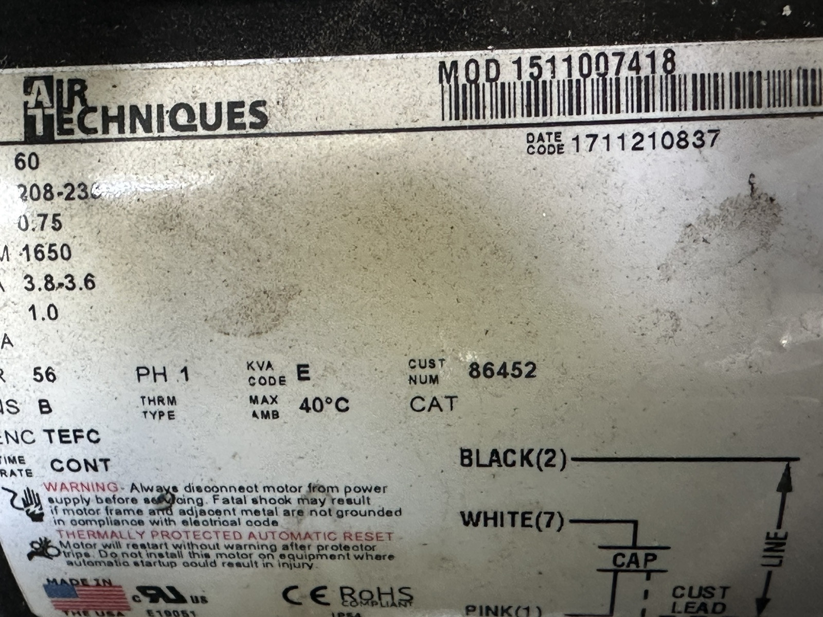 Air Techniques AirStar 30 Air Compressor