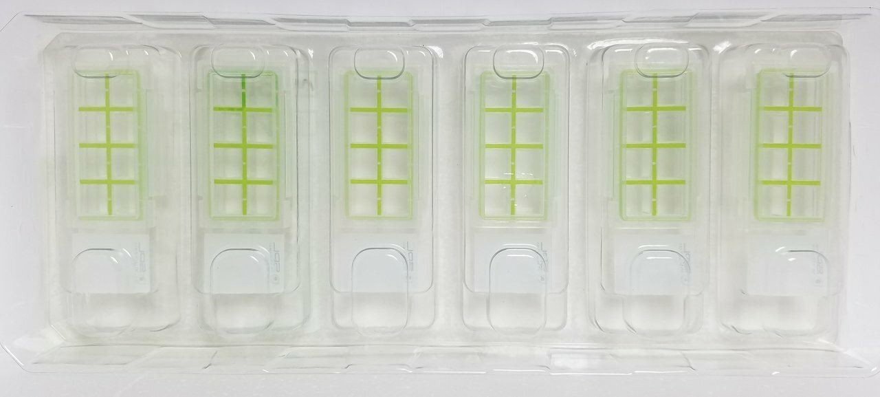SPL Cell Culture Chamber slide, 8 wells, Glass slide, PS frame, PP holder 12/Pck