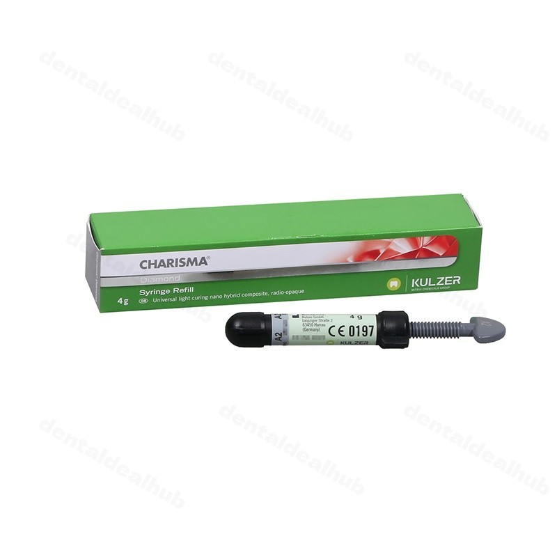 Kulzer Charisma Diamond Composite 4g A2 A3.5 ONE Nano Hybrid Light Cure