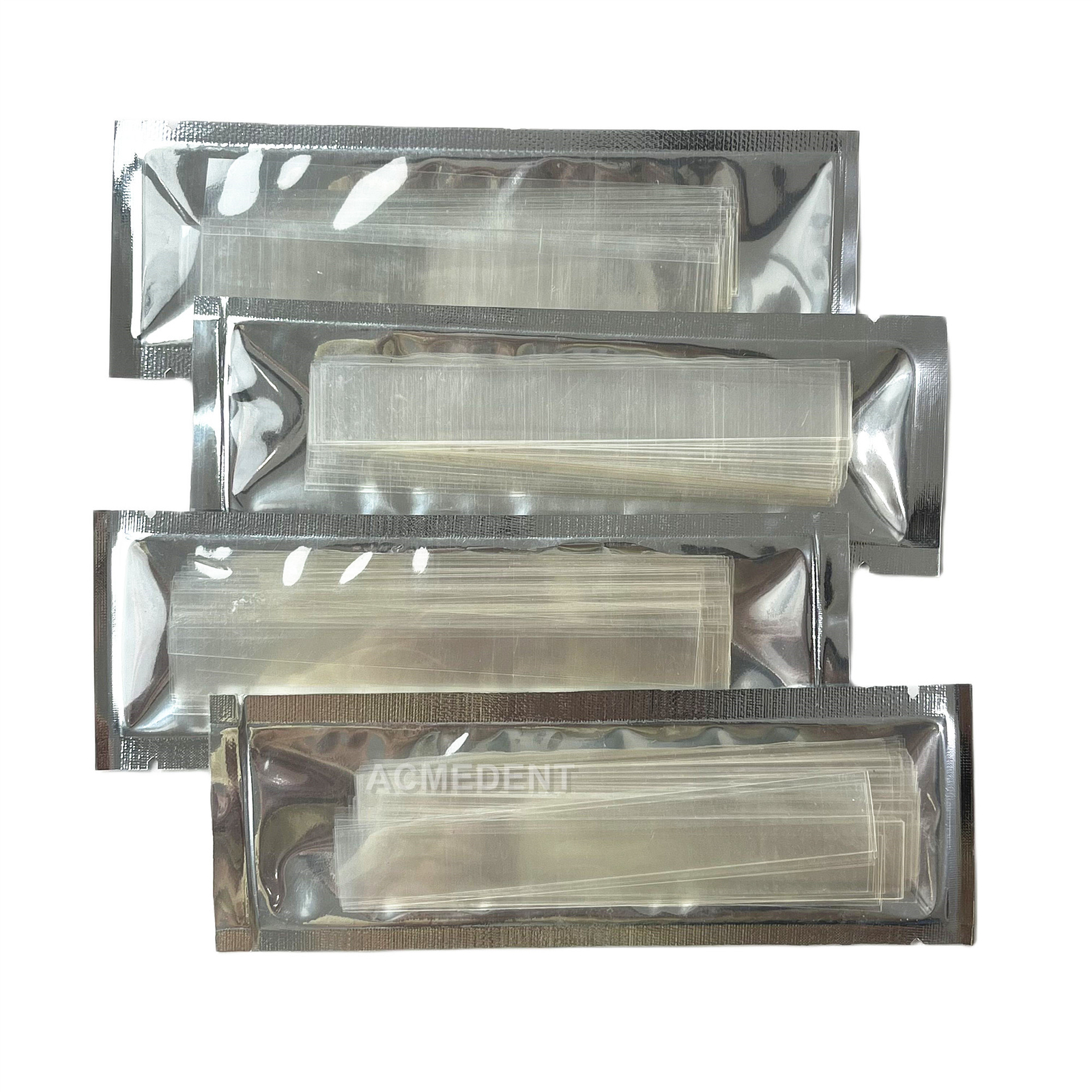Dental Plastic Strips Crown Form Restorative Strip Transparent Clear 100Pcs/Pack