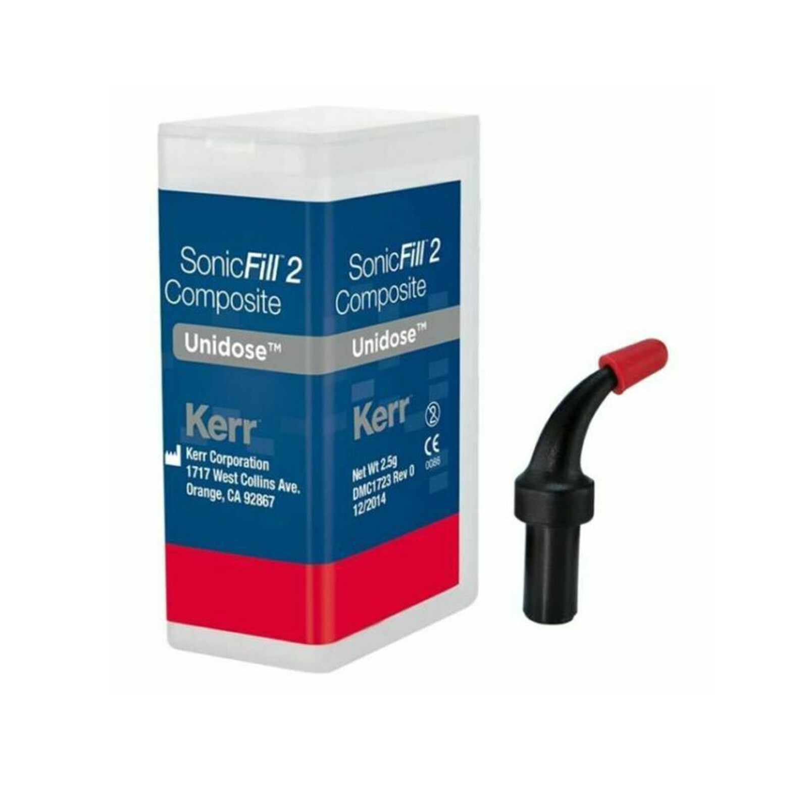 Dental SonicFill 2 bulk fill Composite Material Unidose Refill A2/A3