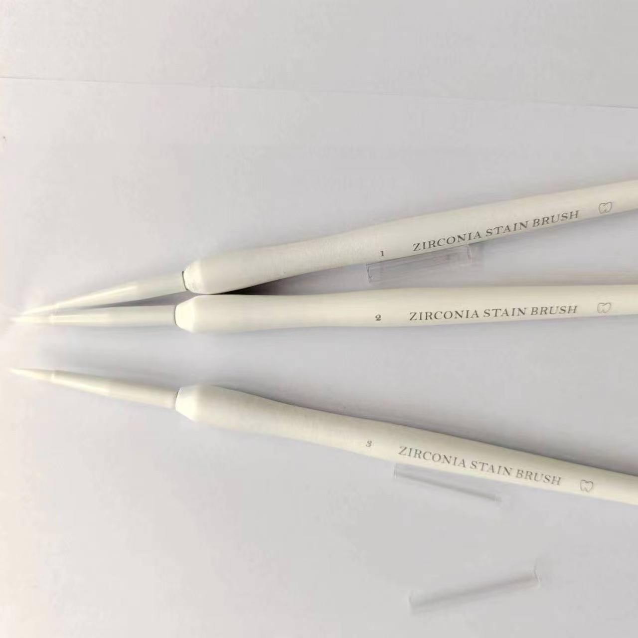 Dental Zirconia Stain Brush Metal-Free Pre-Sintering Color Application Fits MPF.