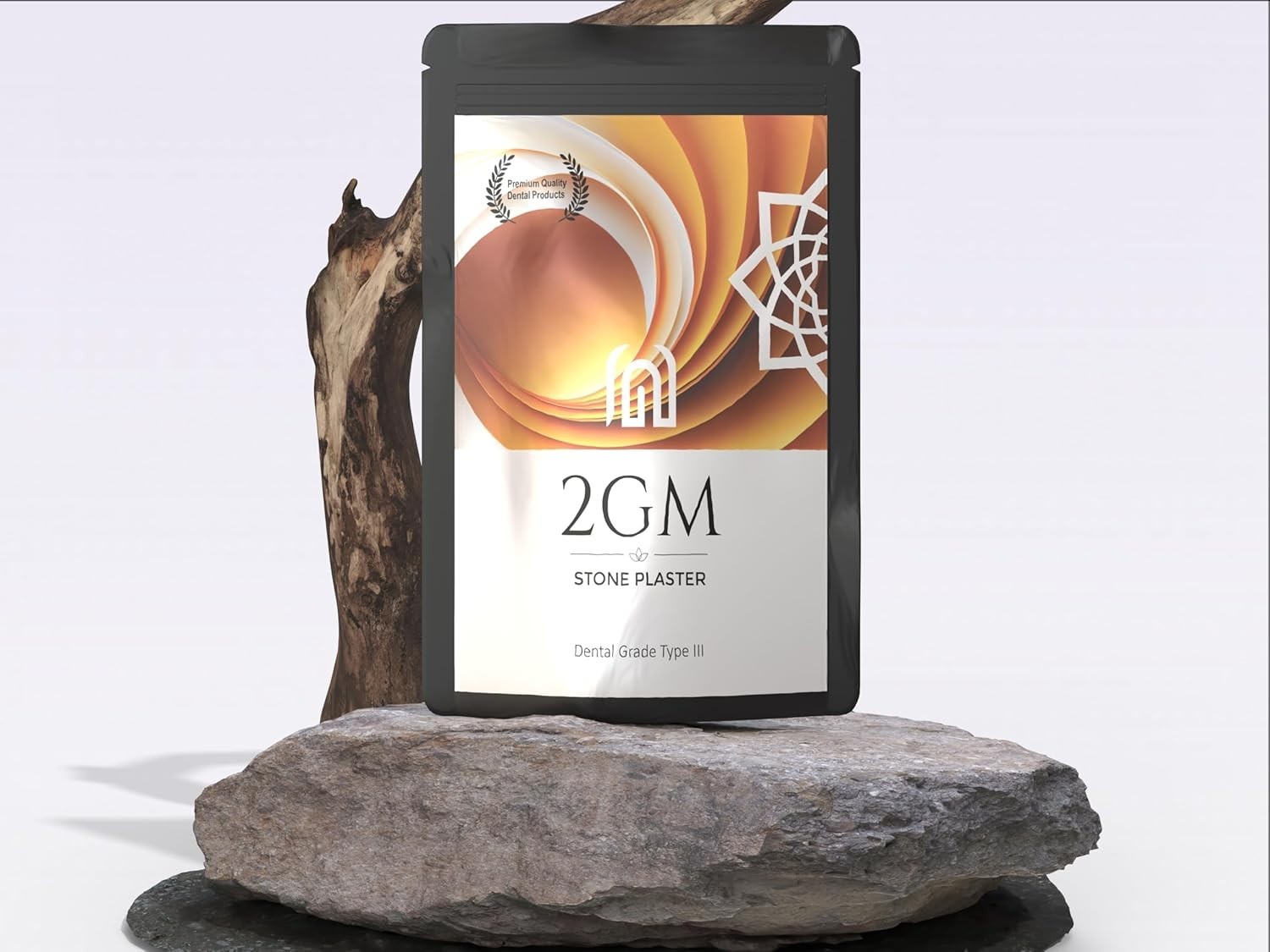 Dental Yellow Stone Gypsum Powder Type III 1Kg for Casting Models
