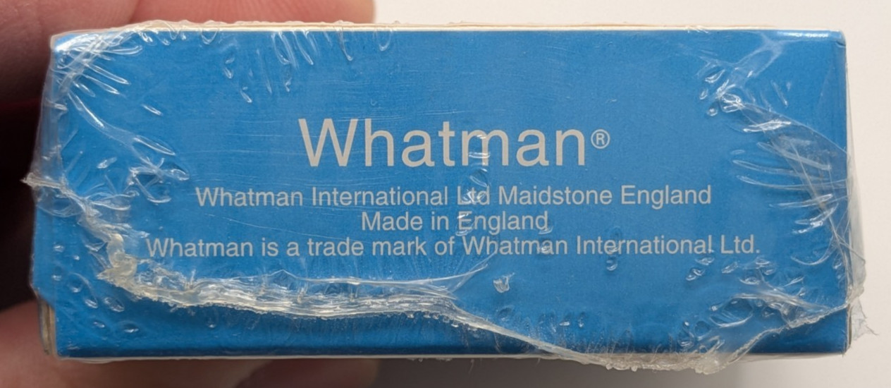 WHATMAN 1541-47 HARDENED ASHLESS FILTER PAPER, 47mm DIA, GRADE 541, (100 PACK)