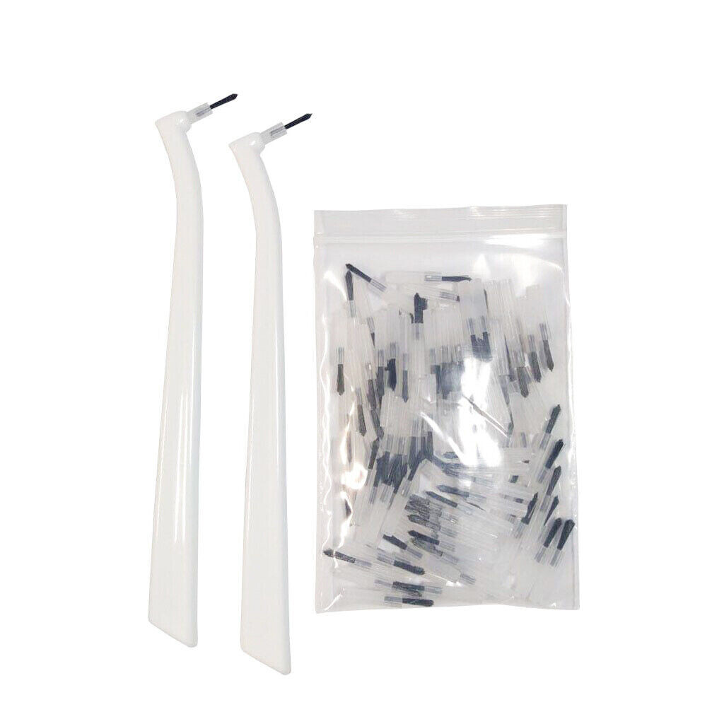 Dental Micro Brushes Composite Resin Disposable Mini Applicator Brush Tip Handle
