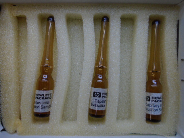 (3/Pk) AGILENT HP 0.5mL Capillary Inlet Evaluation Sample Ampules 8500-4789