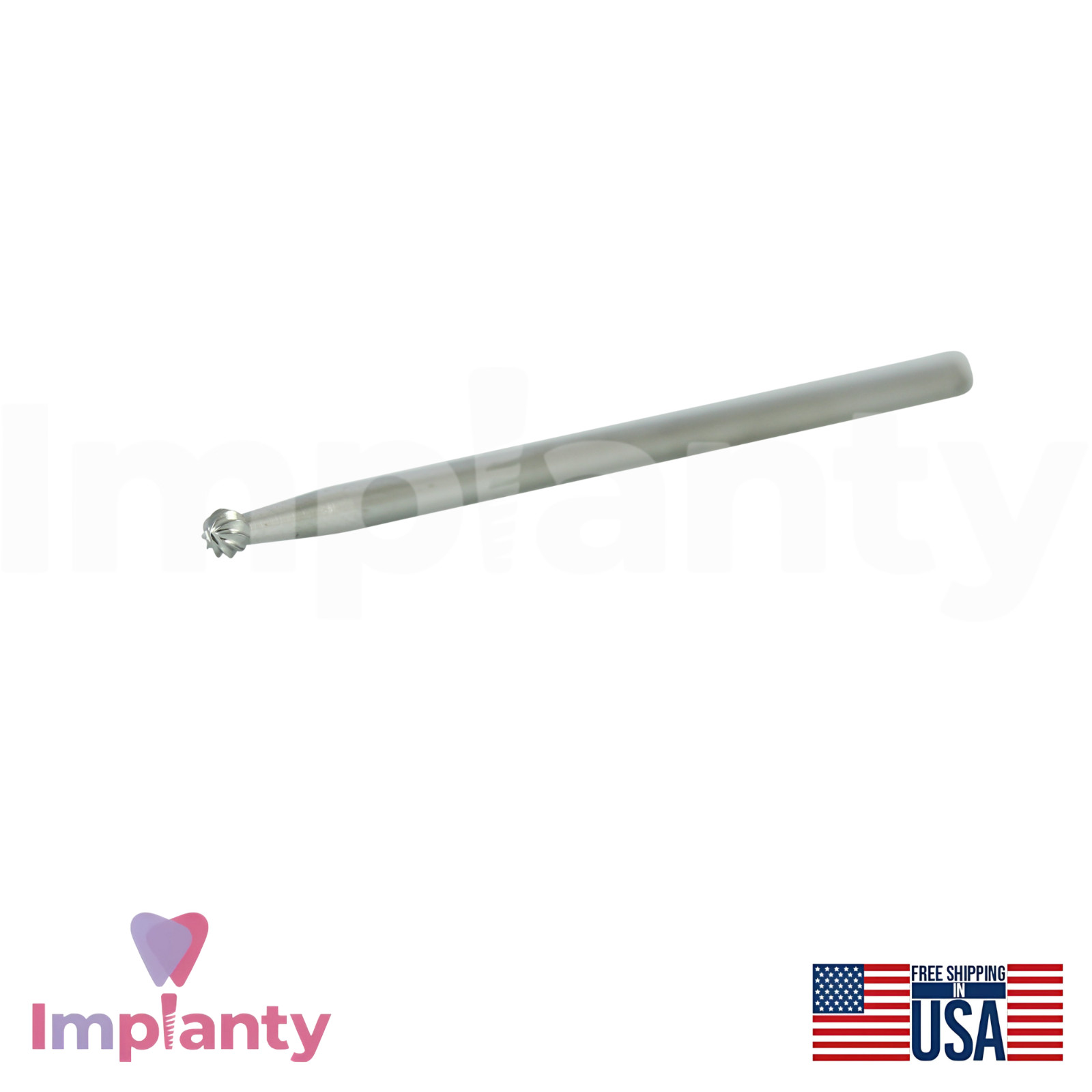 GDT Round Bur Ø2.4mm For Zygomatic Dental Fixture Ø2.4mm Durable Stainless Steel