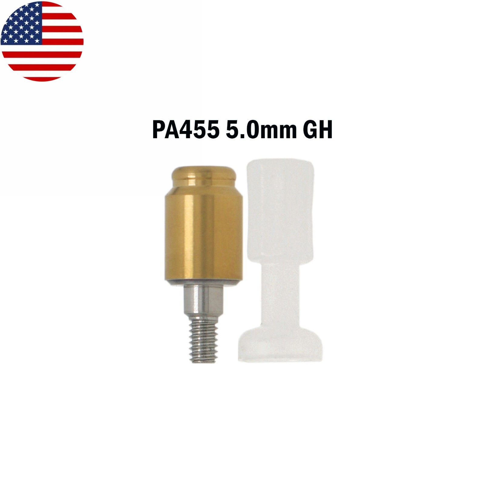 US Dental Attachment Abutment Male Cap Tool fit Zimmer Removable PAØ3.5mm/4.5mm