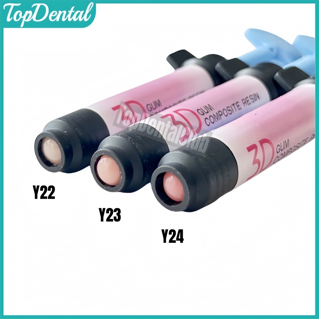 Gingiva Colored Dental 3D Gum Composite Resin Gingiva Aesthetic Pink Resin 4g