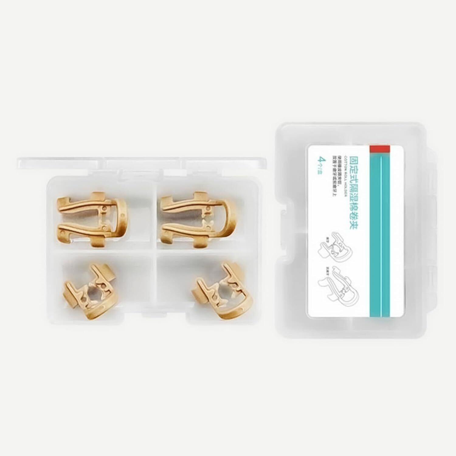 5 Box Dental Autoclavable Moisture Isolation Clip Resin Clamp Cotton Instrument