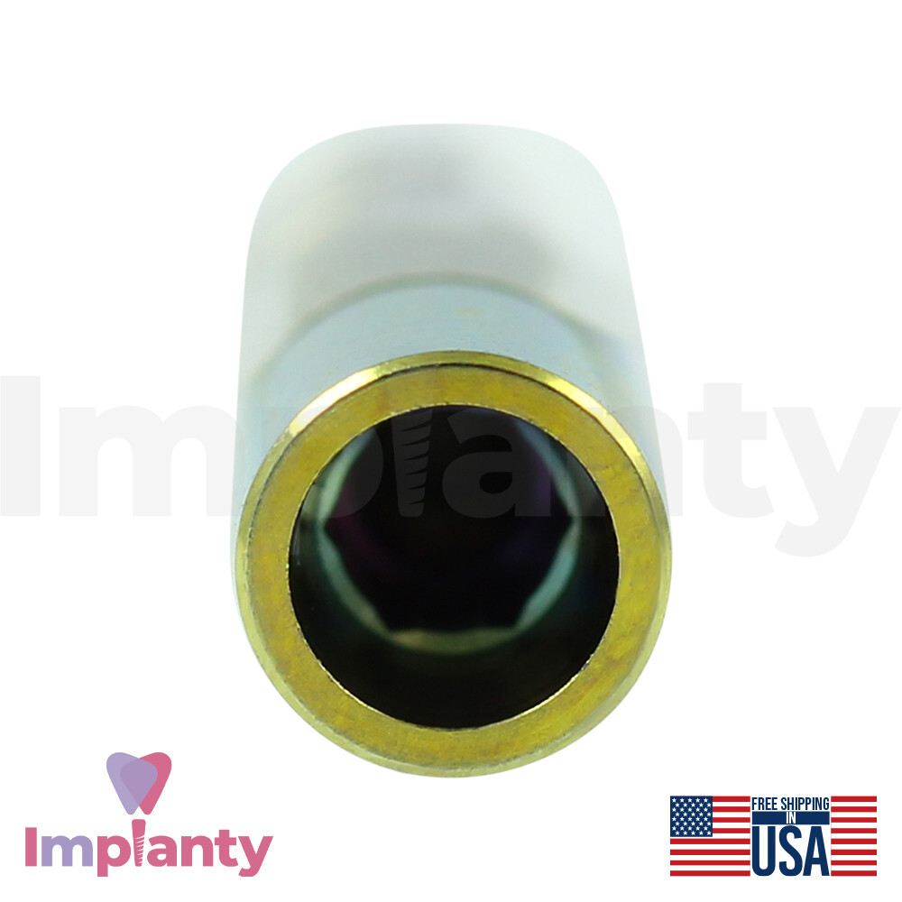 5x Dental Fixture Analog 4.0mm Compatible Neodent GM Titanium Yellow Dentistry