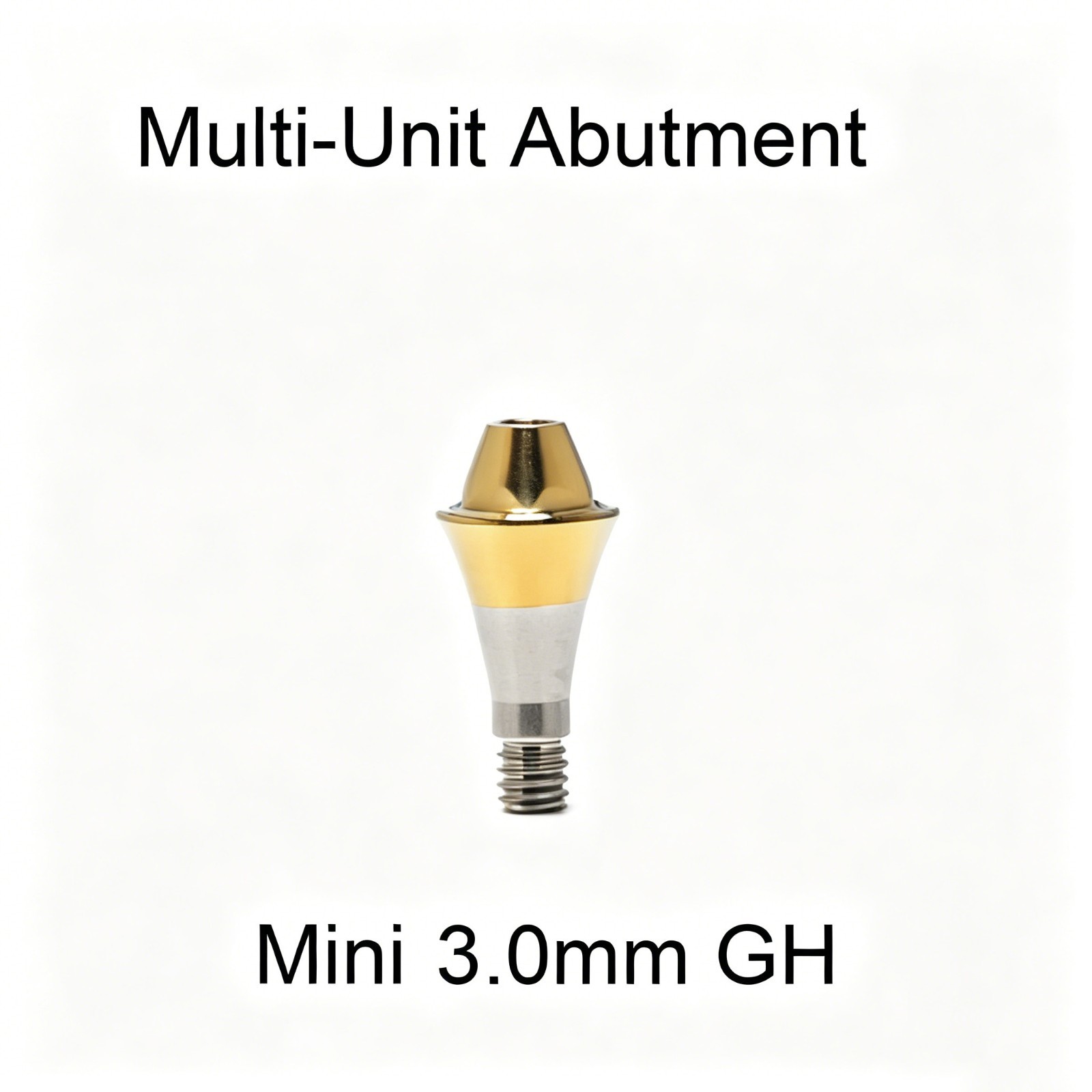 Dental Multi unit straight abutment 4.8 Bridge MUA fits Hiossen Oss Mini/Regular