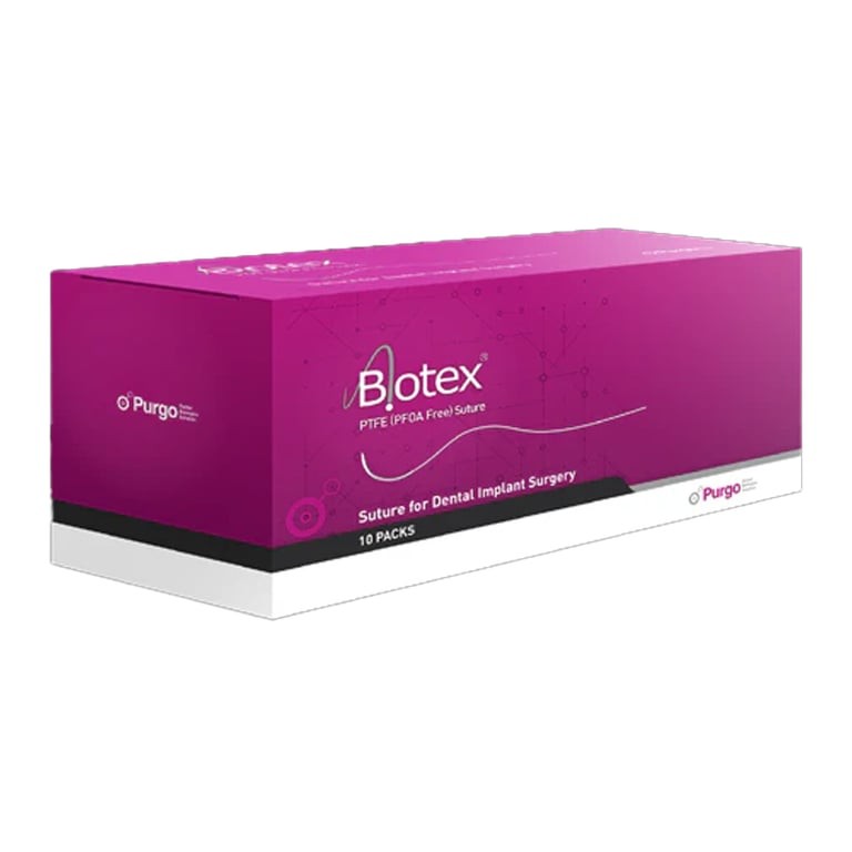 Citagenix BT501655 Biotex Sutures USP 5-0 16mm 3/8″ Reverse Needle 55cm 10/Bx