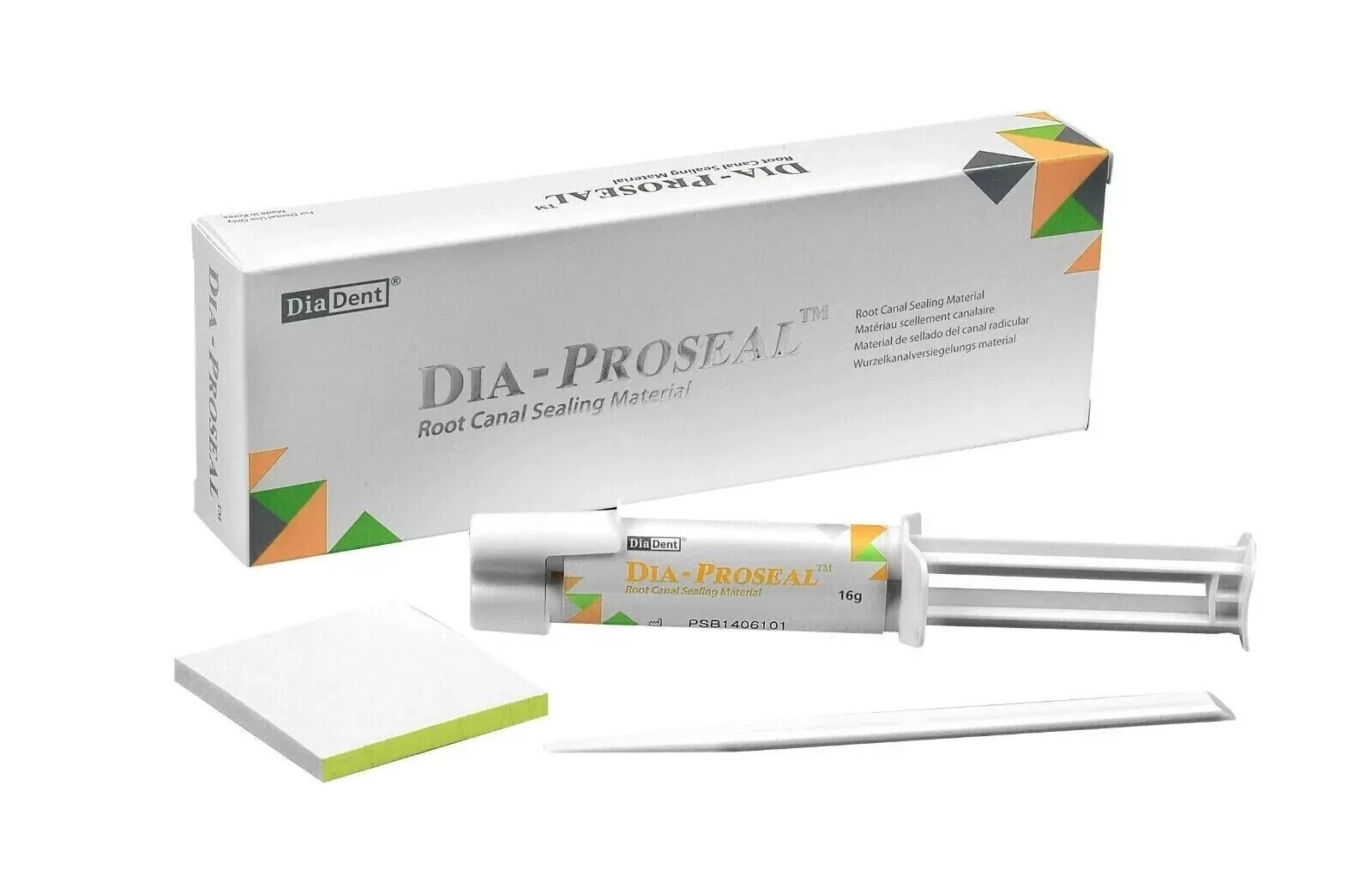 Dental Filling 16g Dual Syringe DiaDent Dia Proseal Root Canal Sealing FREE SHIP