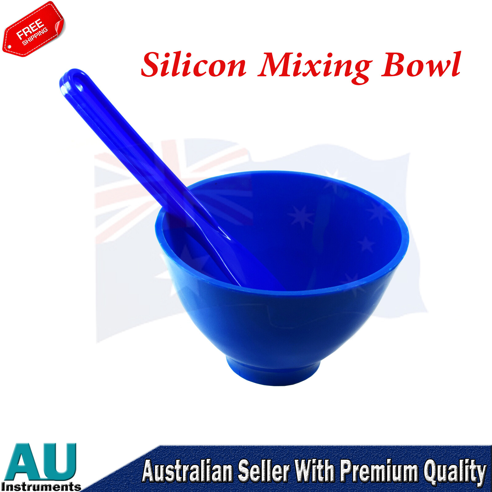 Dental Mixing Cup Bowl Amalgam Plastic Filling with Spoon Laboratory Instruments
