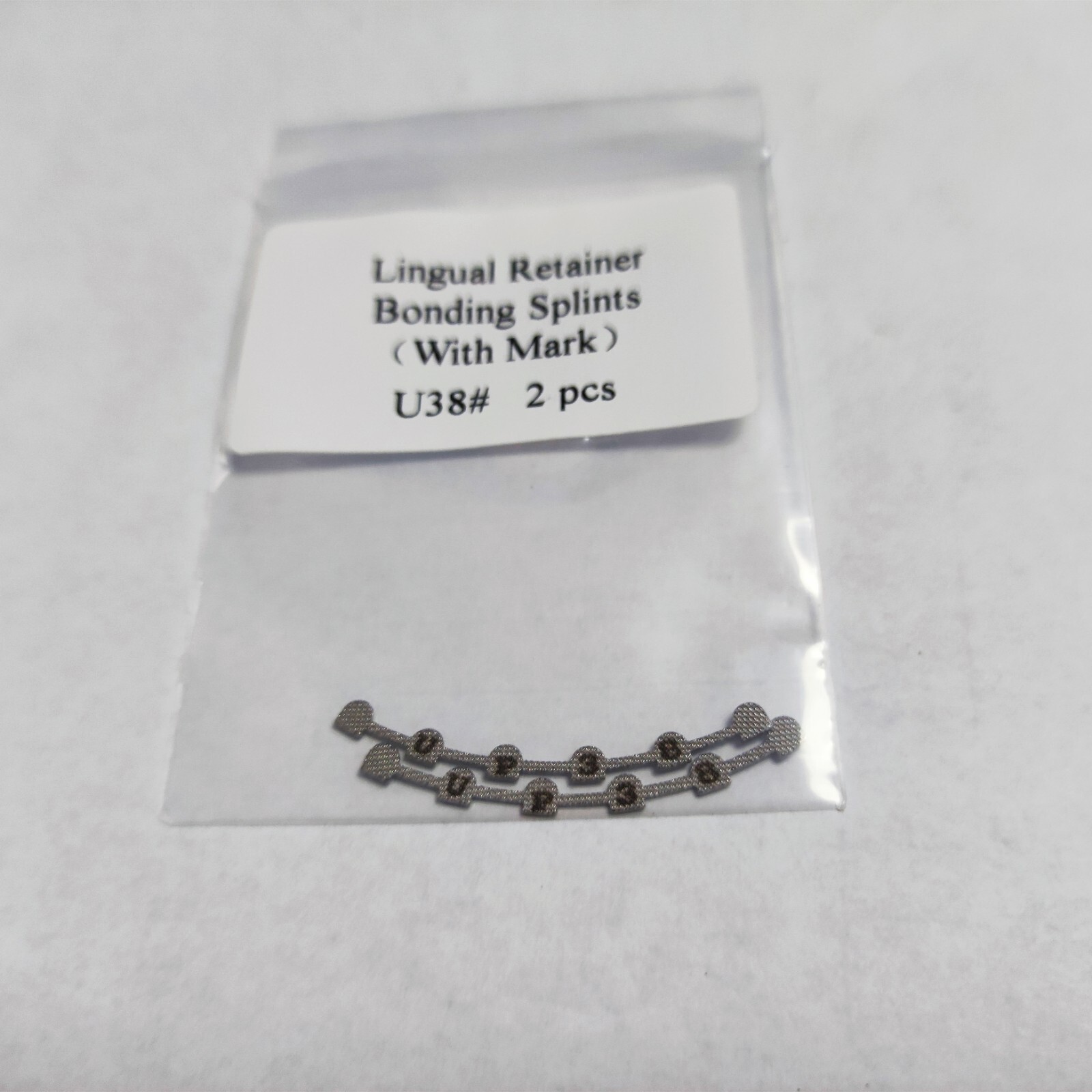10 Packs 20Pcs Orthodontics U38 Lingual Retainer Mesh Base With Mark 2pcs/pack