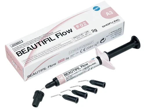 Shofu Beautifil Flow 2gm F02 Flowable Composite Flouride Release Shade A3