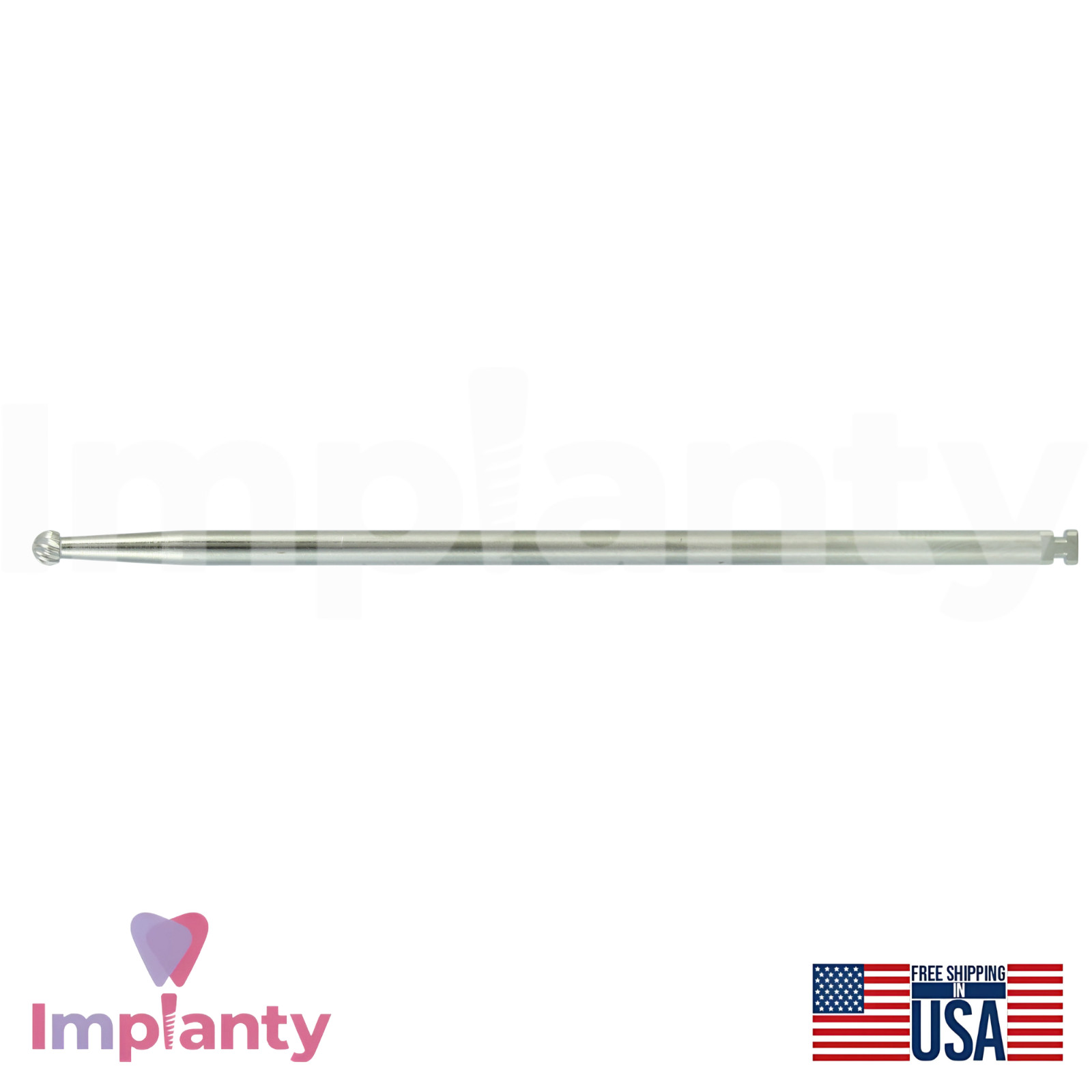 GDT Round Bur Ø2.4mm For Zygomatic Dental Fixture Ø2.4mm Durable Stainless Steel
