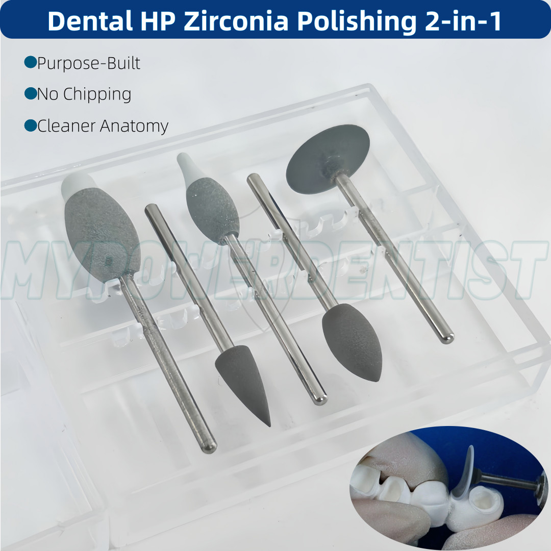 Dental HP Zirconia Polishing 2-in-1 ZIRCON Polishers Pre-sintered Grinding