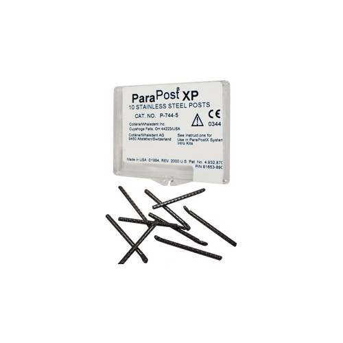 Coltene Whaledent P744-5 ParaPost XP Stainless Steel Posts .050″ Red 10/Pk