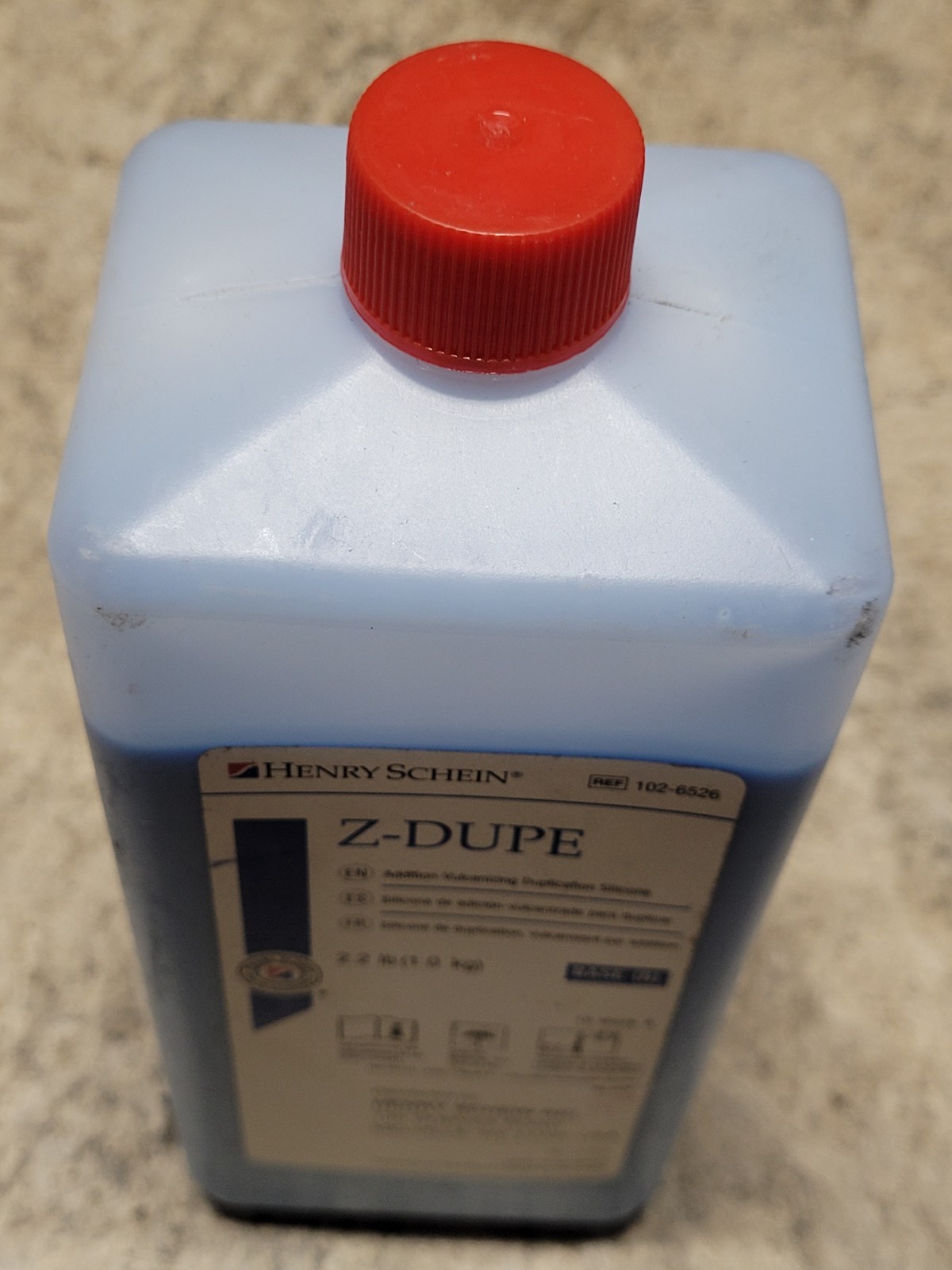 2.2lb Henry Schein Z-Dupe Base B Duplication Silicone 102-6526