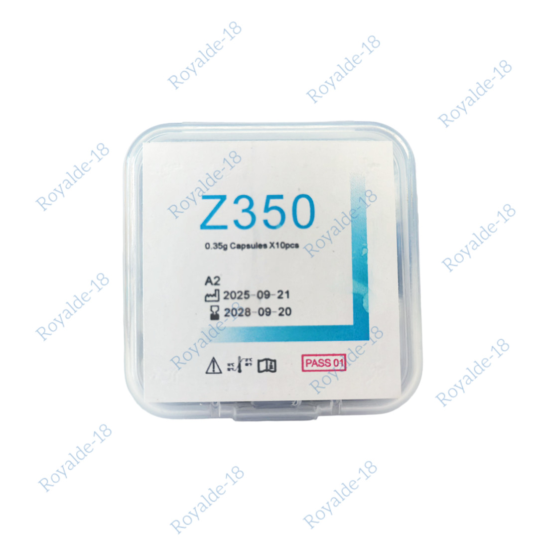 Dental Compules Unidose Composite Resin Capsules Light Cure 0.35g A2 Z350 Nano