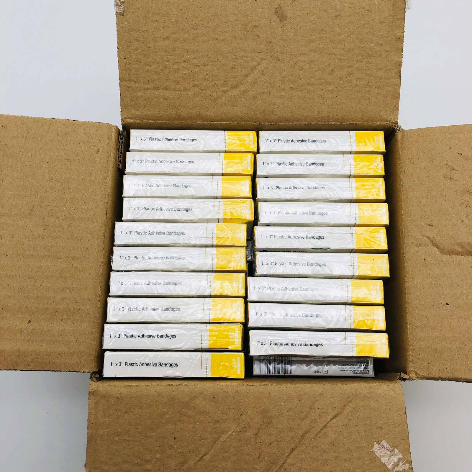 Acme First Aid Only 1-002 Plastic Adhesive Bandages 1in x 3in 59 Boxes of 16pcs