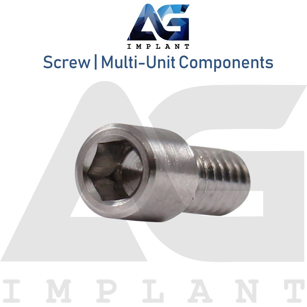5 Straight Multi Unit 1.6 Prosthetic System Abutment Set Plastic Hexagon 2.42mm