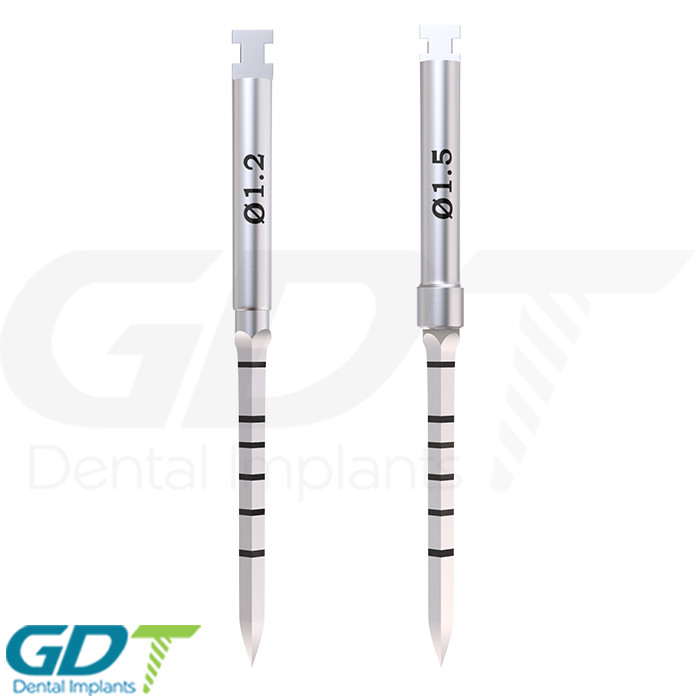 Marking Drill Lance Pilot 1.2mm + 1.5mm Set Dental Im plant Sur gical Tool GDT
