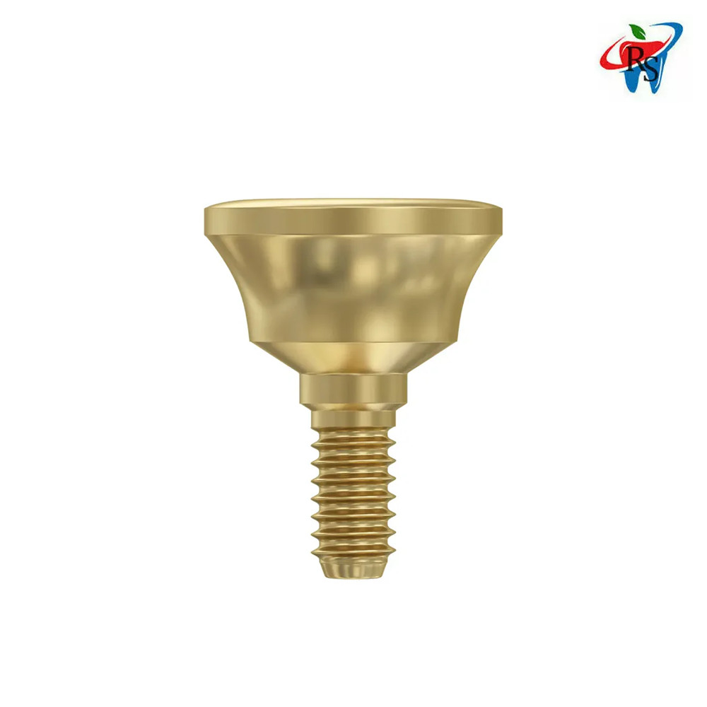10x Dental Prosthetic Extra Wide Concave Healing Cap Ø6.3 Int Hex 2.42 Titanium