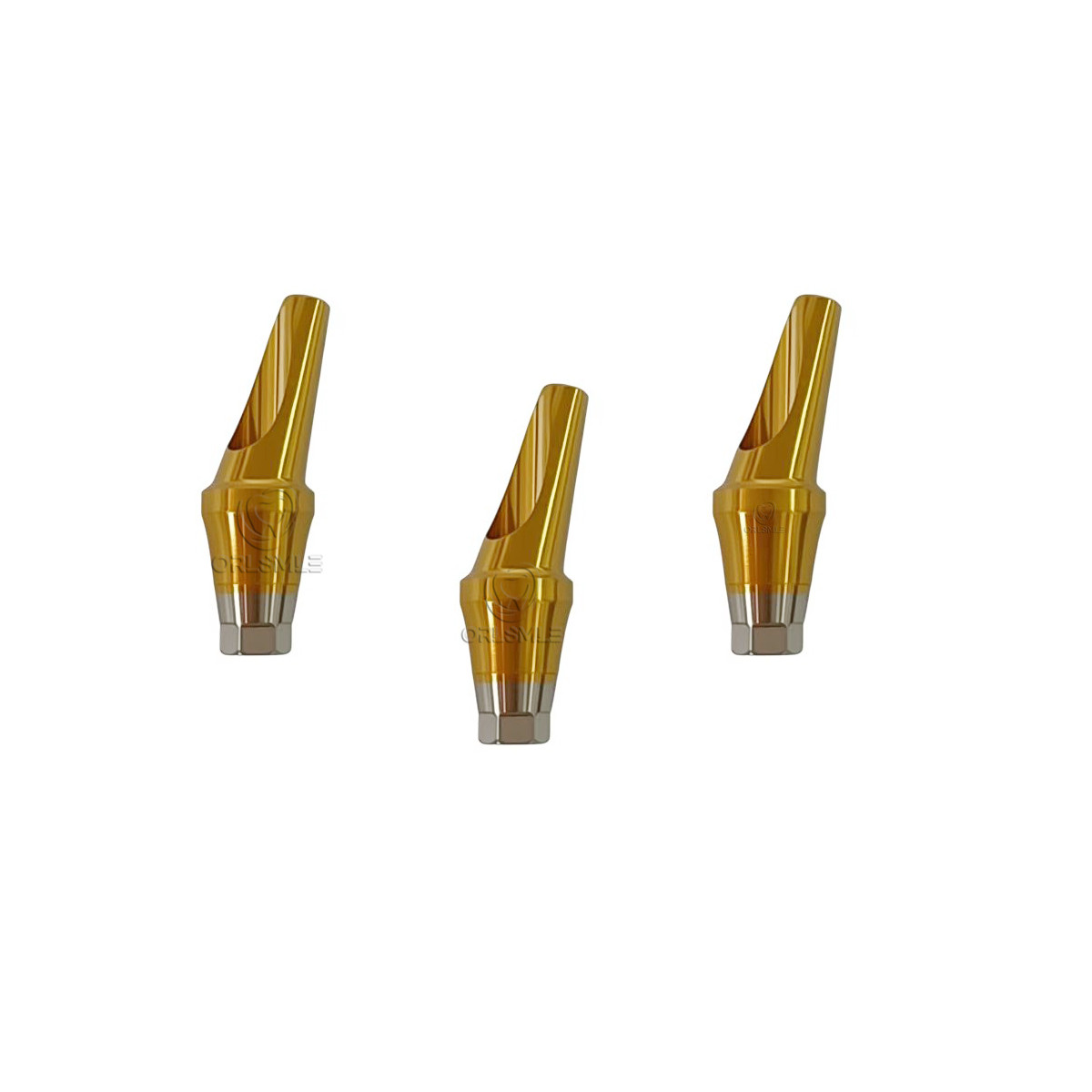 10Pcs Dental Angled abutment 17° Fits Hiossen Osstem TS Mini Regular Hex Non-hex