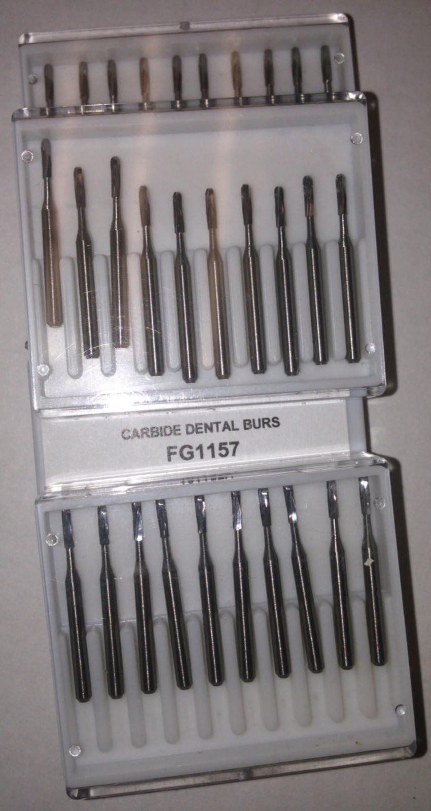 Fg 1157. 30 Burs. High Quality SOLID SHANK Carbide Burs Made In USA
