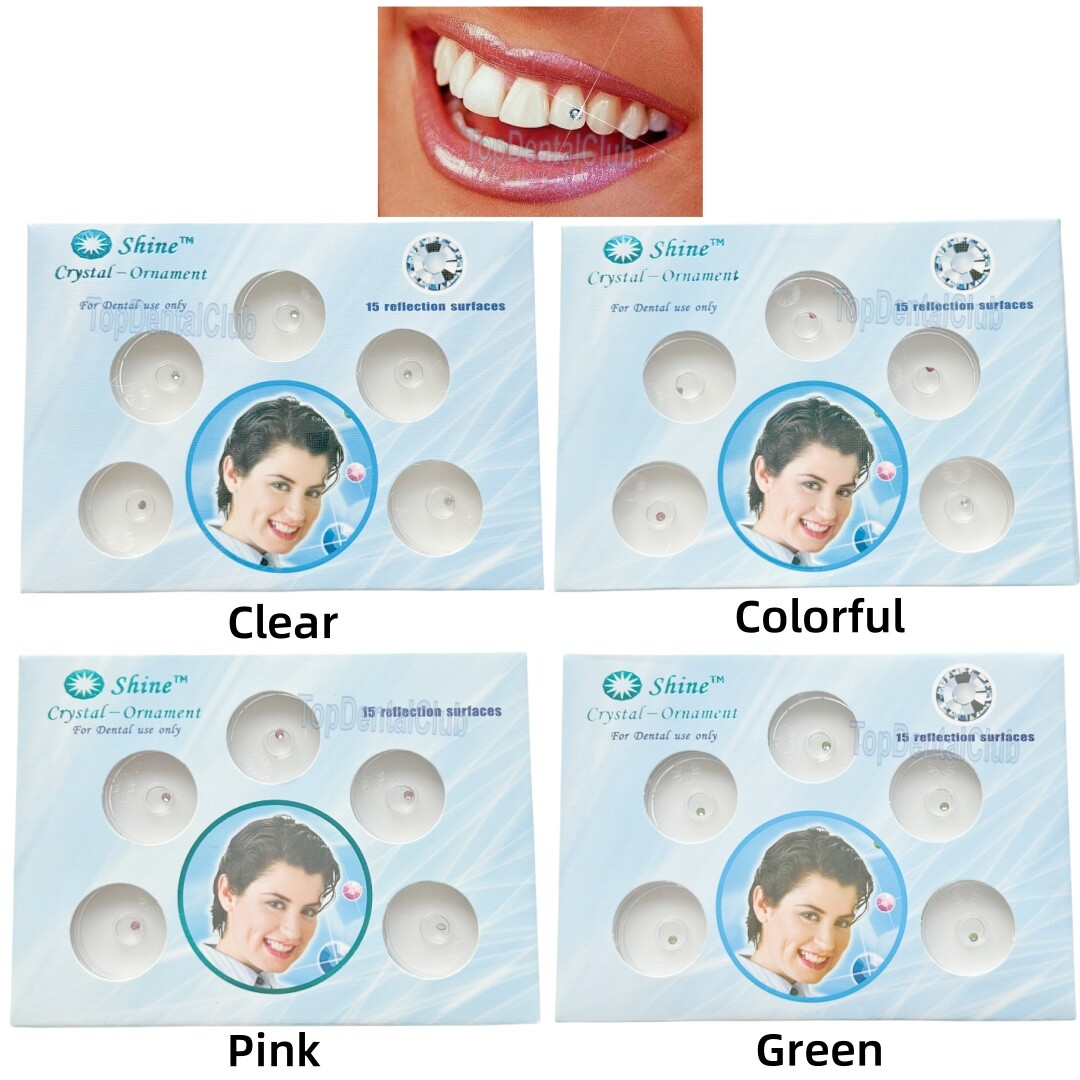4Colors Dental Oral Teeth Diamond Tooth Gems Crystal Ornaments Jewelry 2.0mm