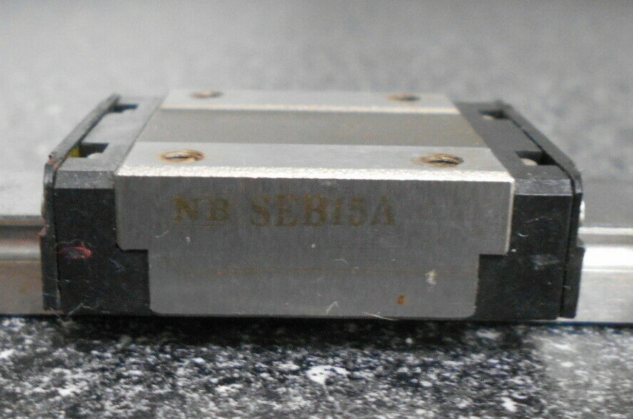 NB SEB15A ONE 31.73mm X 40.86mm CARRIAGE ON 6” LINEAR SLIDE RAIL