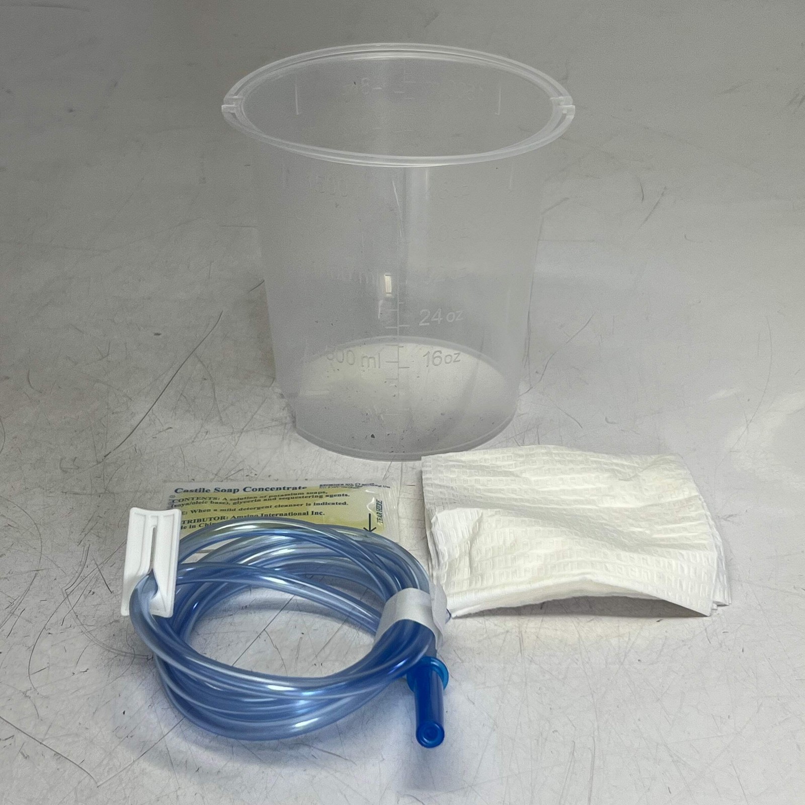 MEDEGEN (50 PACK) Enema Set Bucket 1500 ml / 60″ Tubing Single Use Non Sterile 2