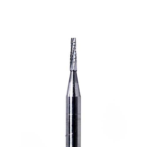 Defend RA #701 Taper Fissure Cross Cut Carbide Bur, Pack of 10