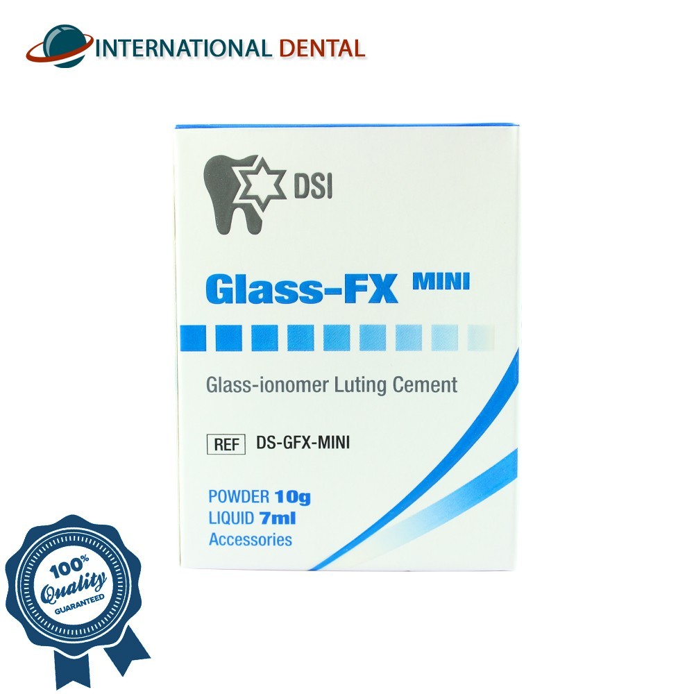Dental Restorative Glass Luting Self Cure Permanent Cement With Mixing Pad