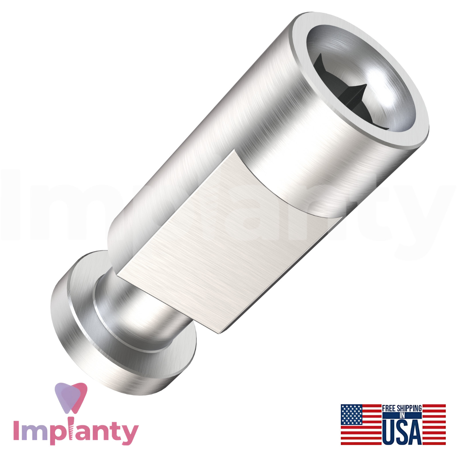 10x DENTlUM Compatible Dental Fixture Analog Ø4.5mm Replica Int Hex Connection