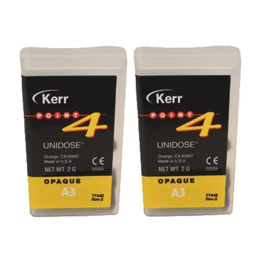 KERR 31369 Point 4 Composite Unidose, A3 Opaque, Light-Cure. 0.2 Gm. EXP 10/27
