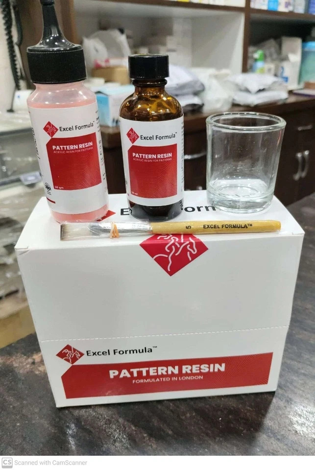 Dental PATTERN RESIN Acrylic Die Material Powder Liquid Set – FREE SHIPPING