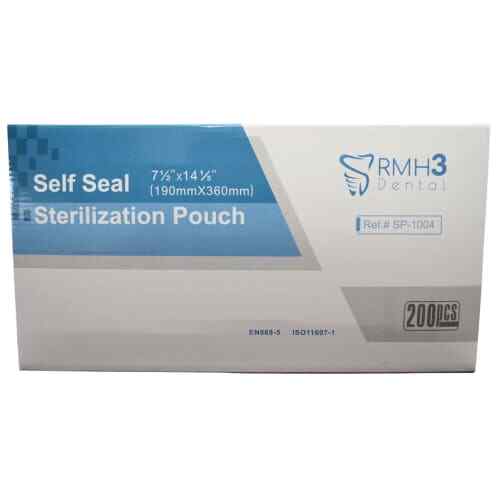 RMH3 Dental 7.5″ x 14″ Self-Sealing Sterilization Pouch, 200/Box