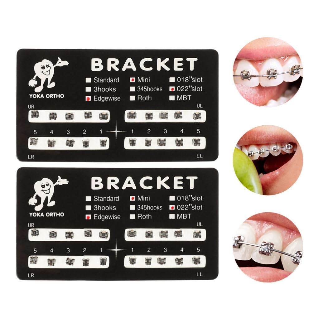40Pcs Brackets Orthodontic Stainless Steel Holder As Shown