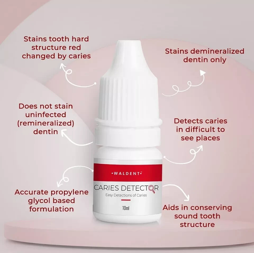 Waldent Caries Detector for Conservative Dental Caries Removal ( Free Ship )