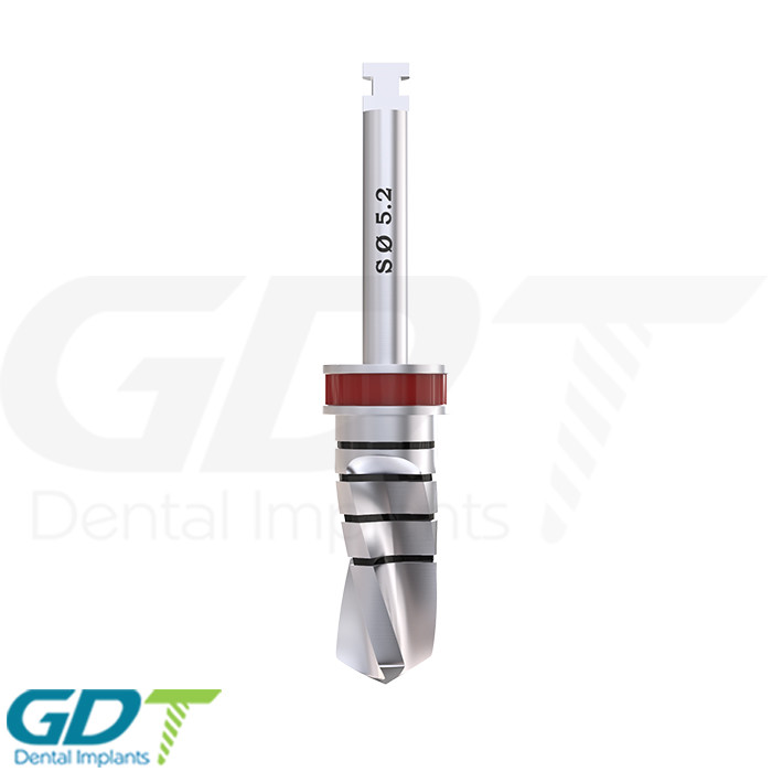 Dental Short Drill Ø5.2, External Irri gated, Implant Sur gical Tool Instrument