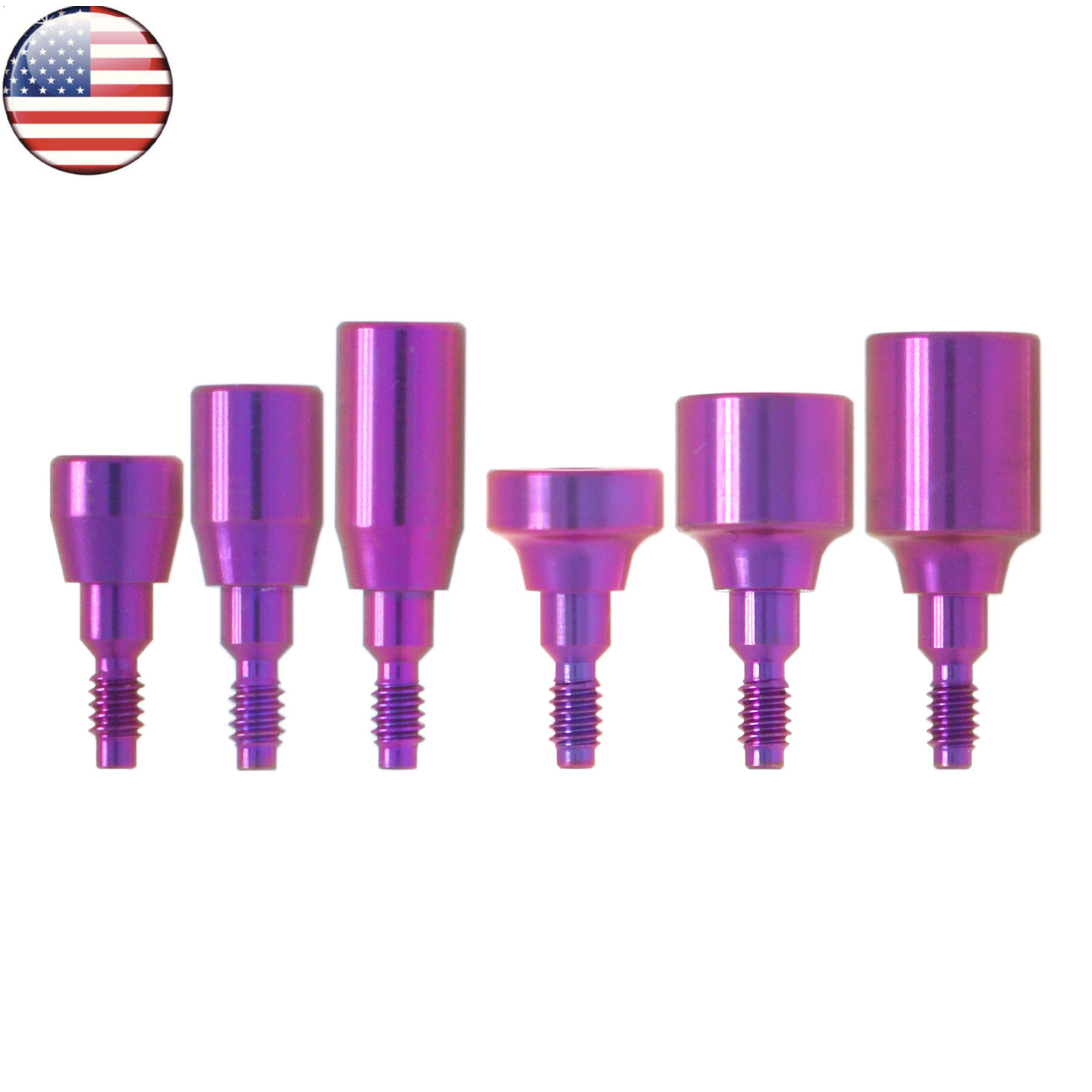 US NOBEL Dental Healing Abutment RP/NP Compatible Active ∅3.6 ∅5.0 ∅6.0 H3/5/7mm